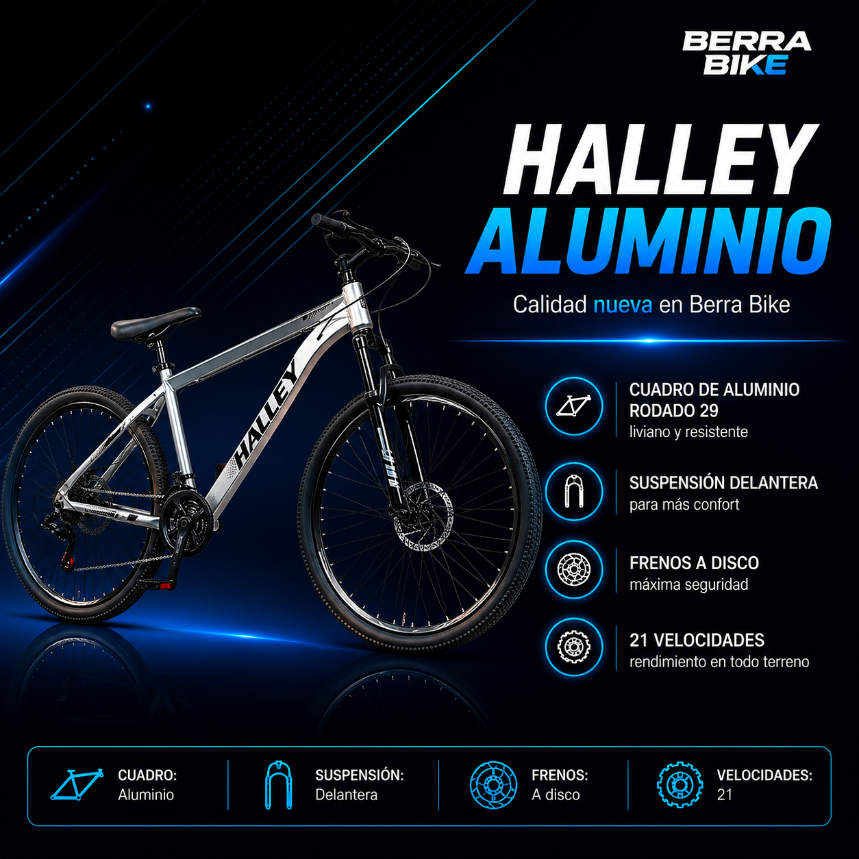 Halley Aluminio