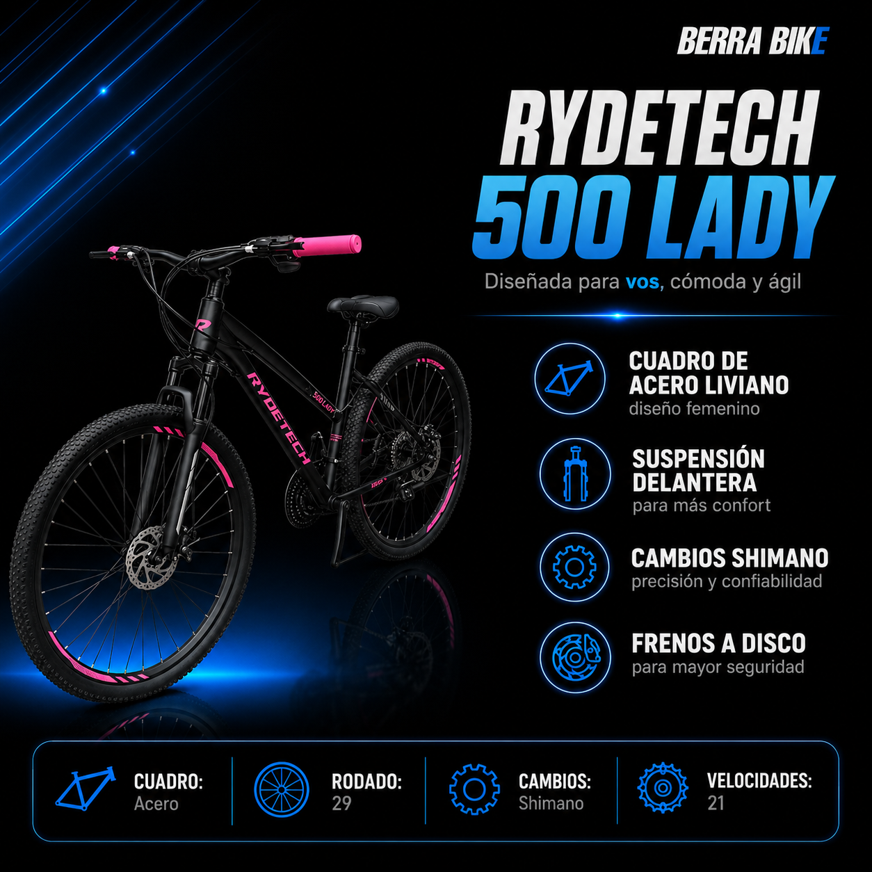 Rydetech 500 Lady - Berra Bike